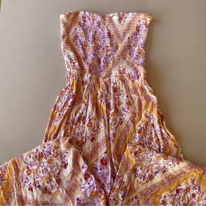 Ribbed Floral Wideleg Jumpsuit *size small*